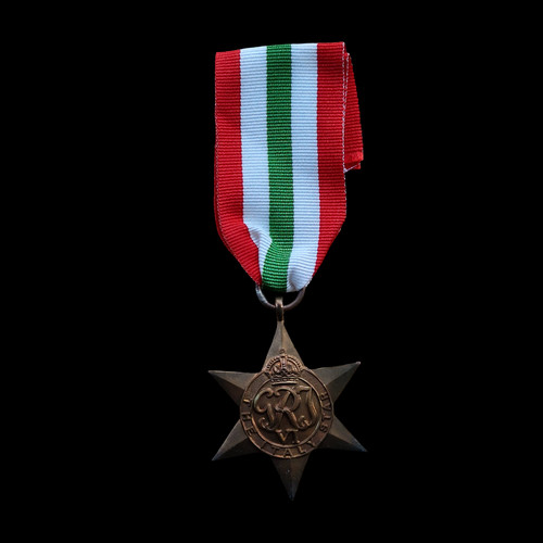 Ww2 british italy star medal - british,