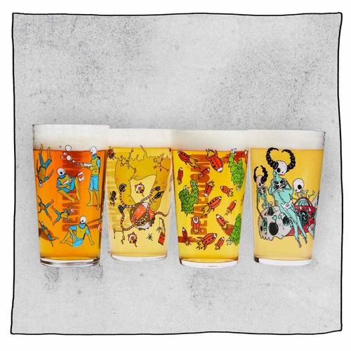 Set beavertown glasses - of,