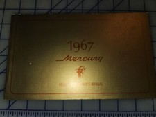 1967 Mercury Owners Manual