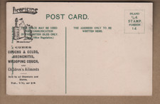 'Licoricine' Cough Cure Advertisement - Giraffe Trademark - Durham postcard - B