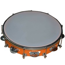 Tambourine Row Jingles Double Percussion Hand Drum  Instrument Church Musical