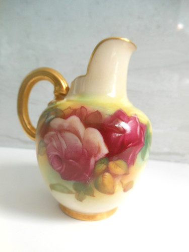 Royal worcester flat back jug - royal,