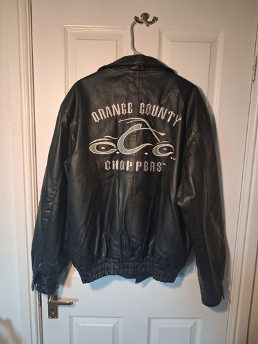 Leather motorcycle jacket - leather,