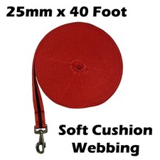 Cushion Horse Lunge Line Dog Training Lead - 40 Feet - 12 Metres Equestrian Pony