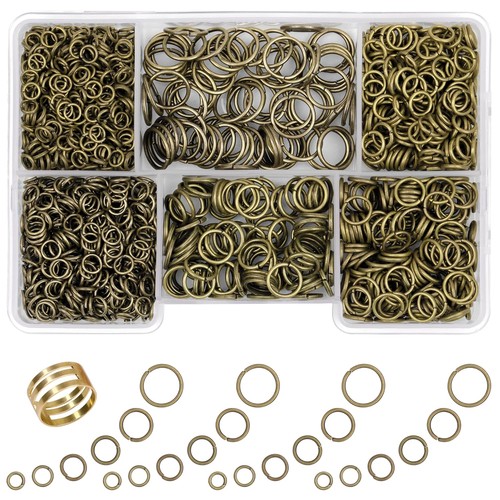 1400 pcs mixed size - jump, rings