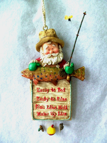 Fisherman santa fishing funny - fisherman,