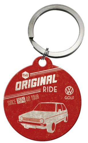 Nostalgic art keyring round - keyring,