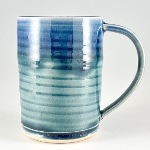 Studio pottery two - two-tone, blue