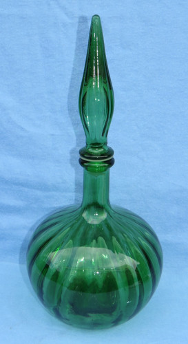 Vintage emerald green - green, glass