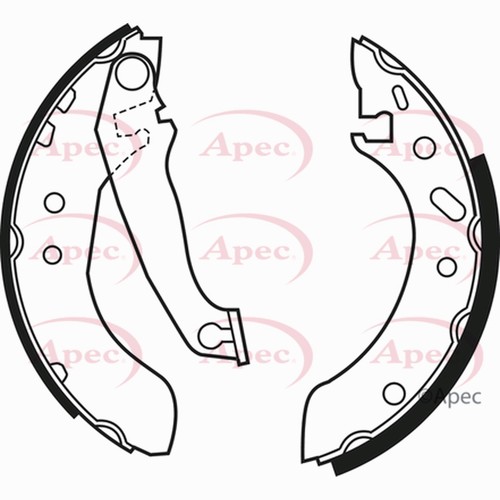Brake shoes set - for, ford