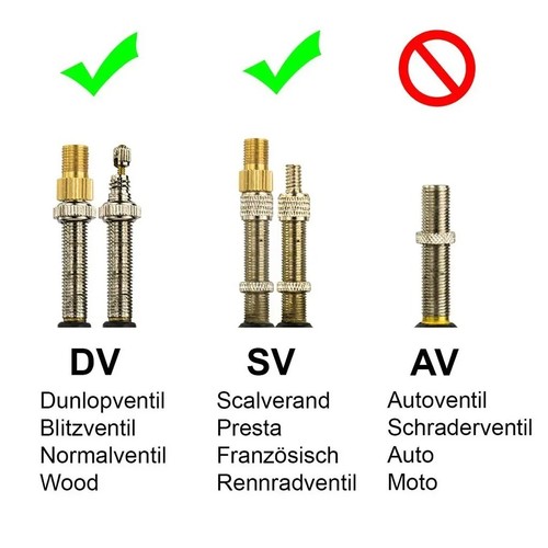 Brass adaptor presta to - x,