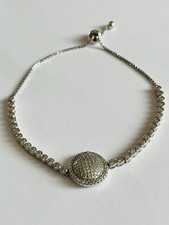 925 Silver Pave Adjustable