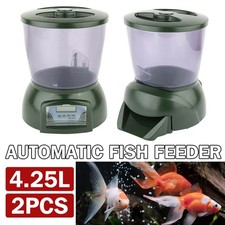 2X AUTOMATIC POND FISH FEEDER