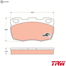 BRAKE PAD SET DISC BRAKE