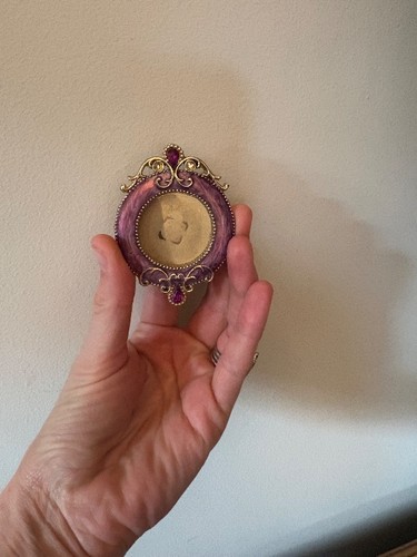 Miniature jeweled photo frame - photo,