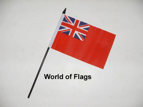 Red ensign flag 4 small - red,