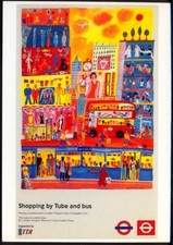 Modern Postcard: Go Shopping