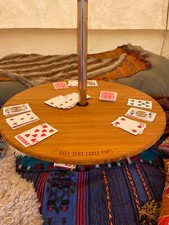 Bell Tent centre pole tables for glamping