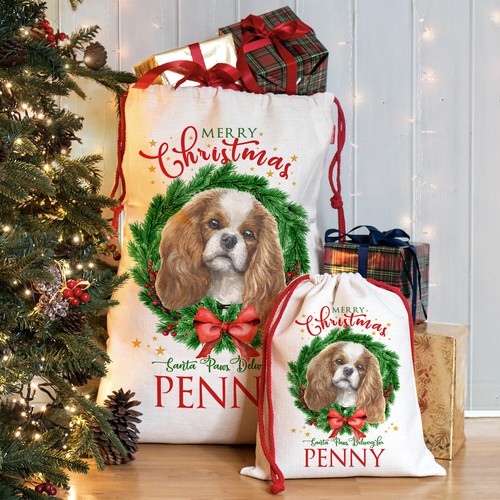 King charles spaniel christmas - king,