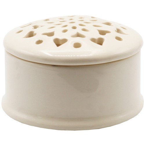 Royal creamware trinket box - royal,