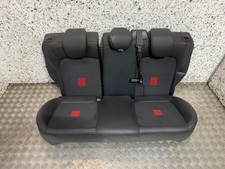 17-22 FORD FIESTA MK8 ST LINE 3 DOOR HALF LETHER REAR SEATS WITH HEADRESTS