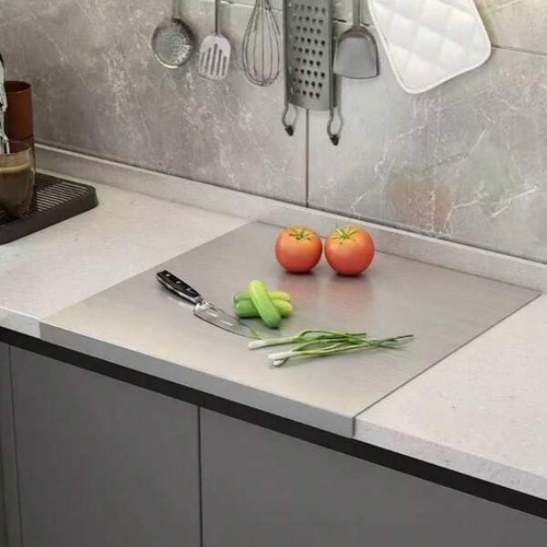 Stainless steel cutting board - steel,