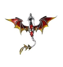 New Red And Silver  Flying