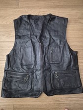 Vintage Black Leather Utility