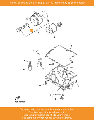Yamaha gasket 5eb 13475 - yamaha, gasket,