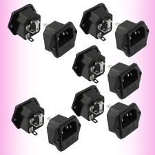 10 x IEC C14 Male Power Inlet