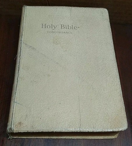 Holy bible concordance - bible, red