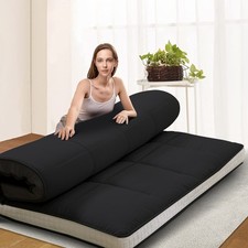 MOPHOTO Futon Mattress Roll Up Guest Bed Japanese Floor Mattress Tatami Mat Pad