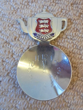 Collectable Tea Caddy Spoon for Loose Leaf Tea Guernsey Crest Shield Channel Is