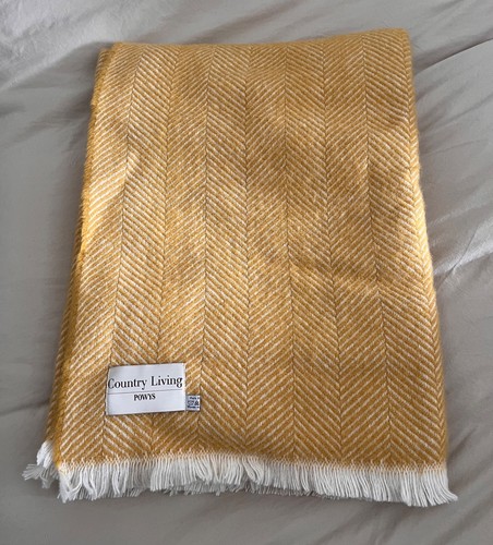 Pure new wool blanket throw - wool,