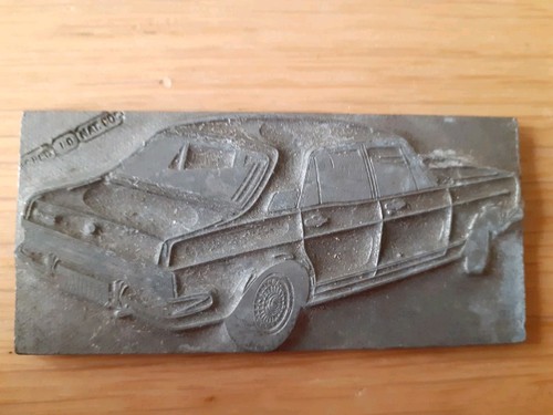 Vintage printers block - block, stamp