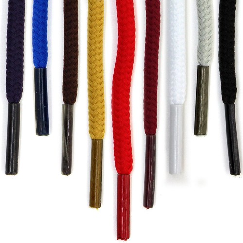 Round coloured shoe laces - round,