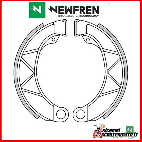 Rear brake hangers - rear, newfren