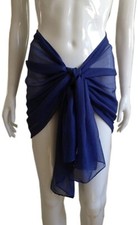 Mini Sarongs Short Sheer Chiffon Beach Skirt Wrap Cover-Ups One Size