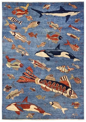 Pictorial orca fish hand - fish,