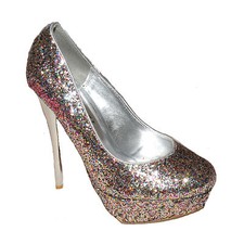 WOMENS MULTI GLITTER PARTY