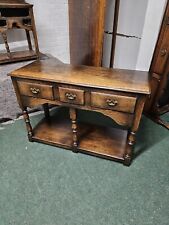 ANTIQUE/REPRODUTION SOLID OAK DRESSER BASE/SIDEBOARD/PLASMA TV STAND/HALL STAND 