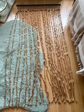 Vintage Wooden Hanging Beaded