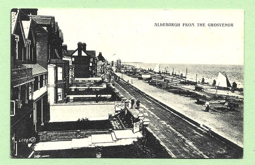 Suffolk w postcard - (d029),