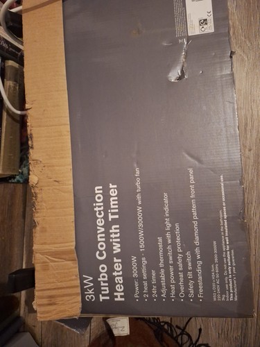 Turbo convection heater with - heater,