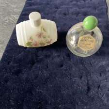 Two Vintage Empty Perfume