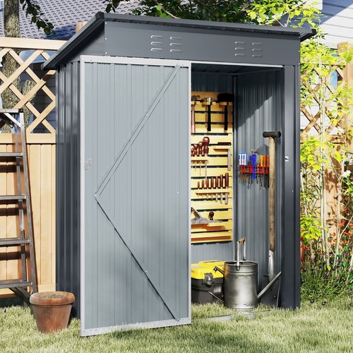 Metal garden storage shed - metal,