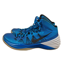 Nike Lunar Hyperdunk 2013 Shoes Mens Size 13 Blue 599537-401 Basketball Trainers