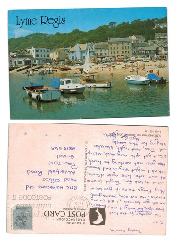 Vintage postcard lyme - -, regis