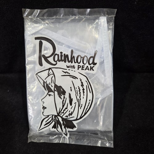 Vtg rainhood with - vtg, clear