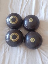 Set of 4 Hensell Lawn Bowls